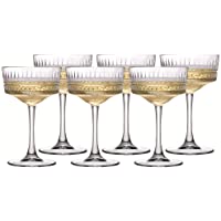 Pasabahce 471504 Elysia - Juego de 4 copas de champán- cristal- transparente- 26 cl